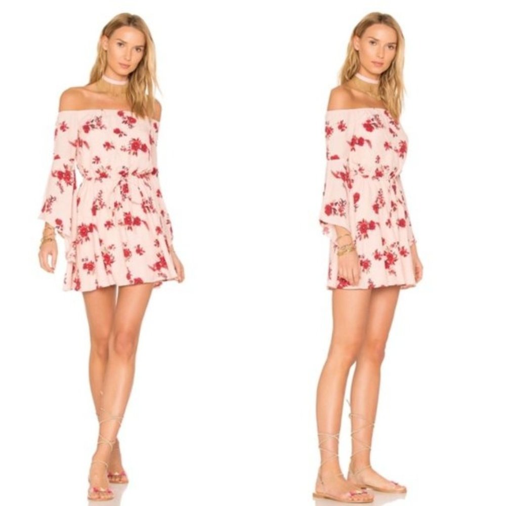 Lovers + Friends Stay Dress in Blossom Print